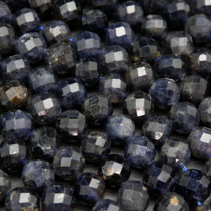 Faceted Iolite Beads.