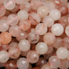 Lepidocrocite Hematoid Quartz Faceted Beads.
