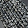 Faceted Larvikite Beads For Handmade Jewelry