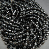 Faceted Black Onyx Prism Beads For Handmade Jewelry