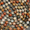 Faceted Prism Shape Polychrome Jasper Beads For Handmade Jewelry Making