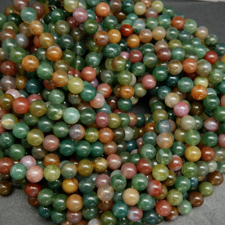 Indian agate and fancy jasper beads.