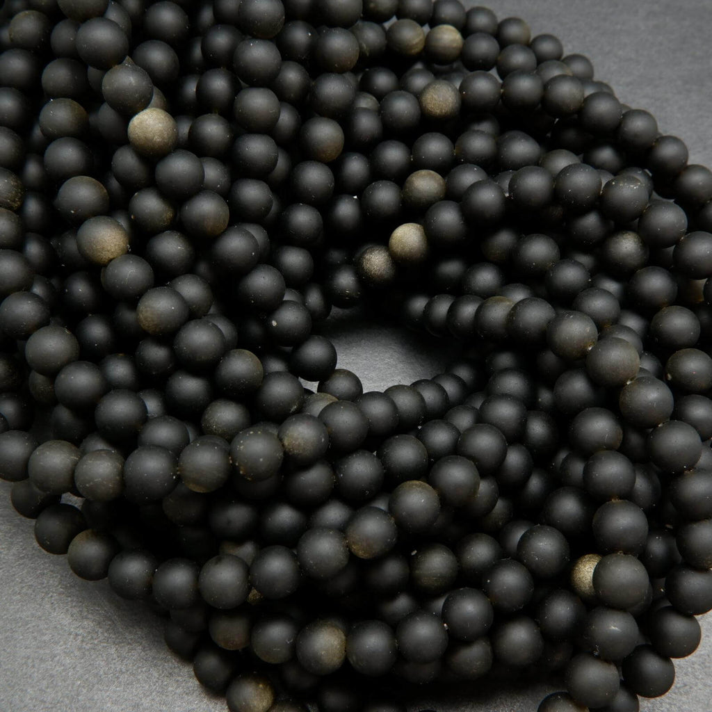 Golden Obsidian Beads.