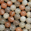 Multicolor Moonstone A · Smooth · Round · 5mm, 6mm, 8mm, 10mm **CLEARANCE**, Bead, Tejas Beads