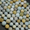 Aquamarine · Faceted · Round · Graduated **CLEARANCE**, Bead, Tejas Beads