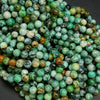 Green and Blue African Variscite Beads.