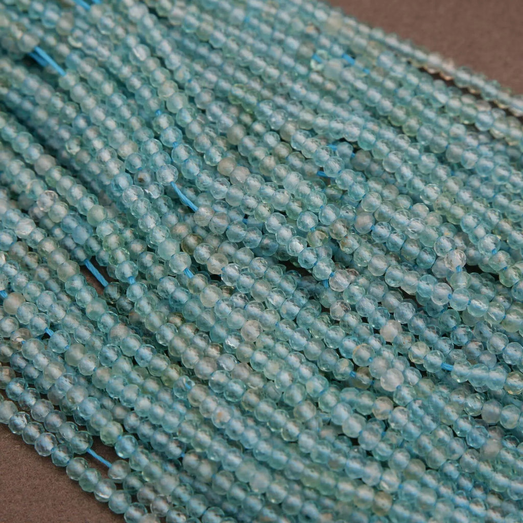 Blue Green Apatite Beads.