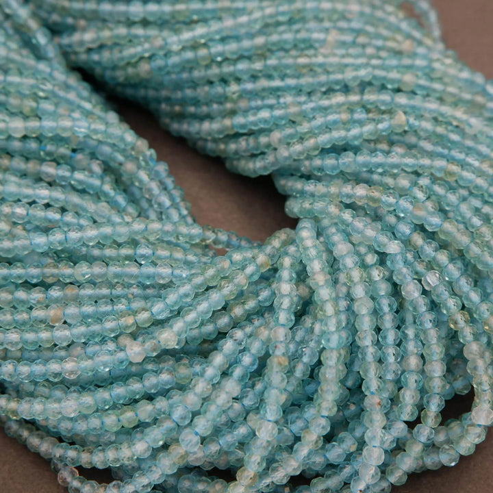 Blue Green Apatite Beads.