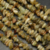 Green Garnet Beads.