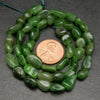 Green jade beads.