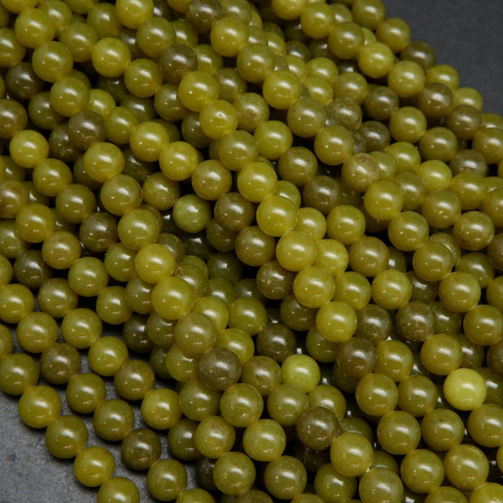 Green Jade Beads.