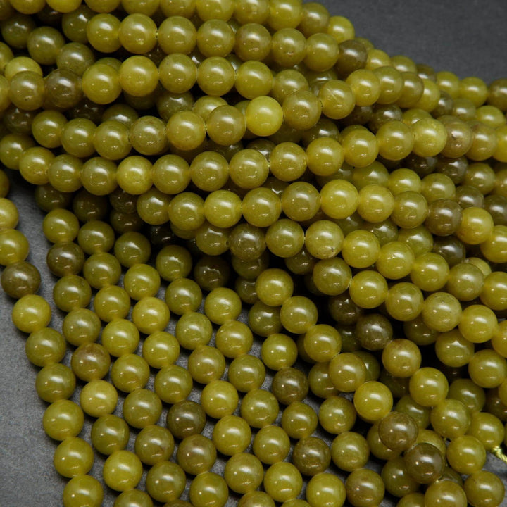 Green Jade Beads.