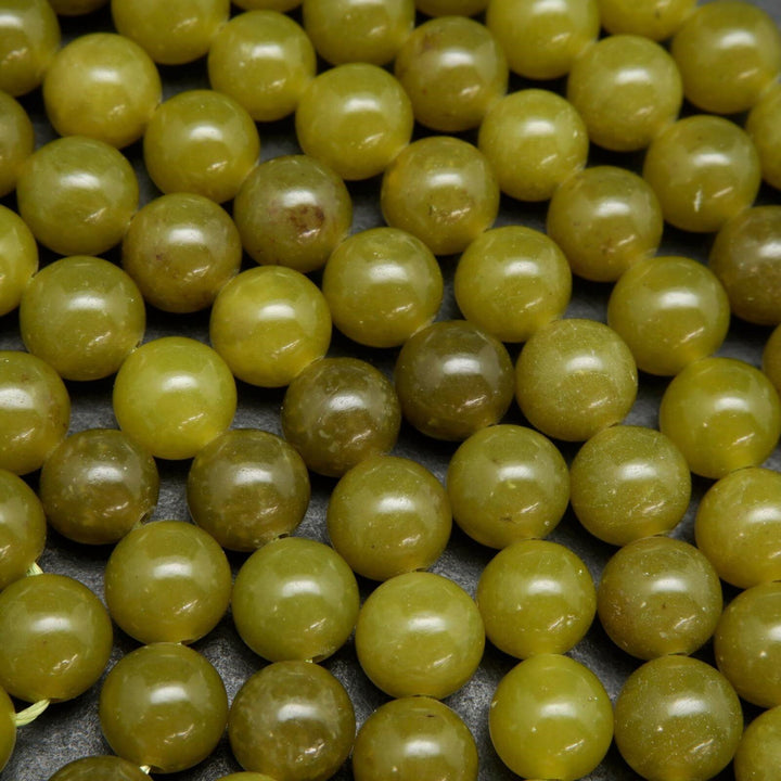 Green Jade Beads.