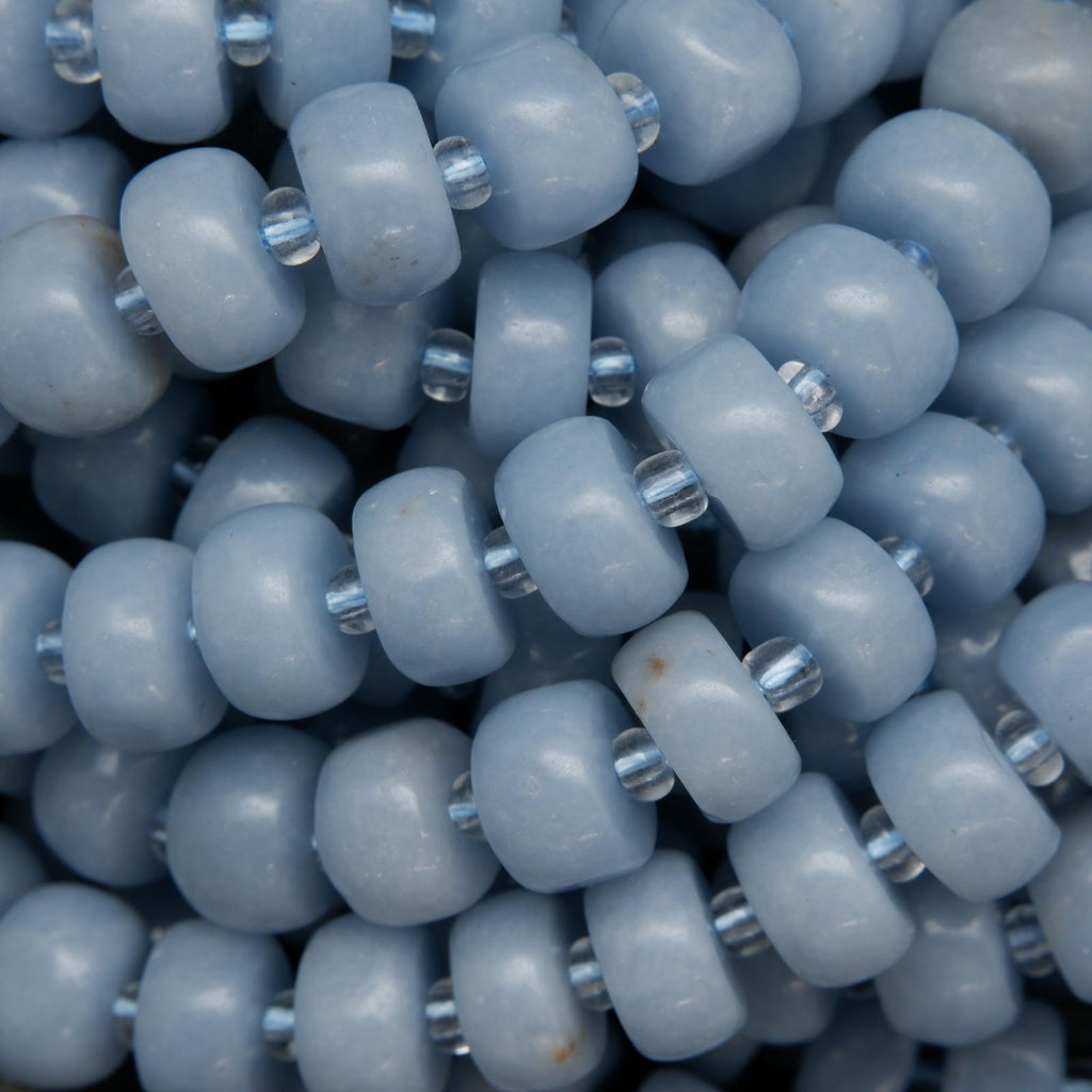 Blue Angelite Beads.