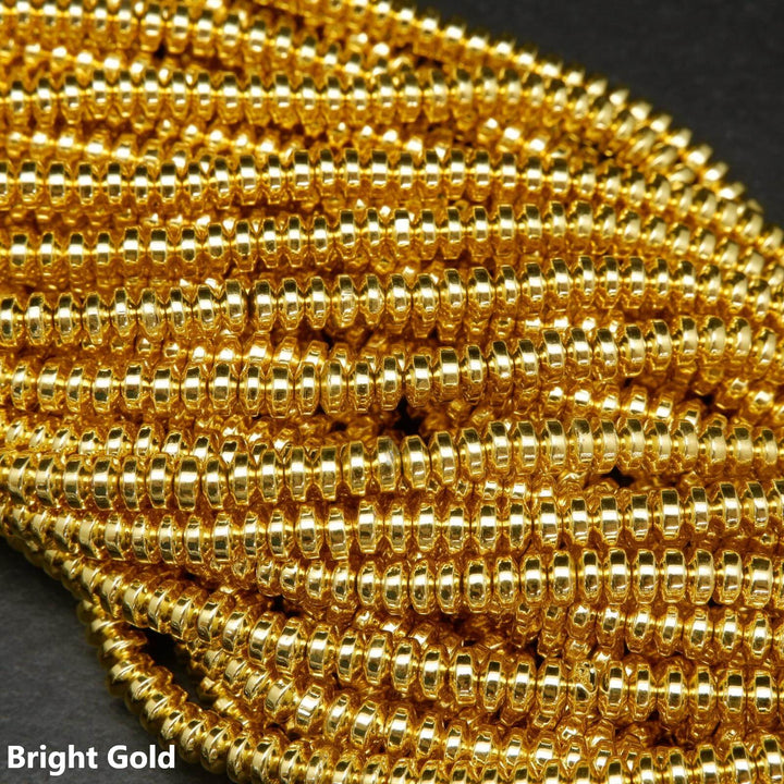 Rondelle Hematite Beads