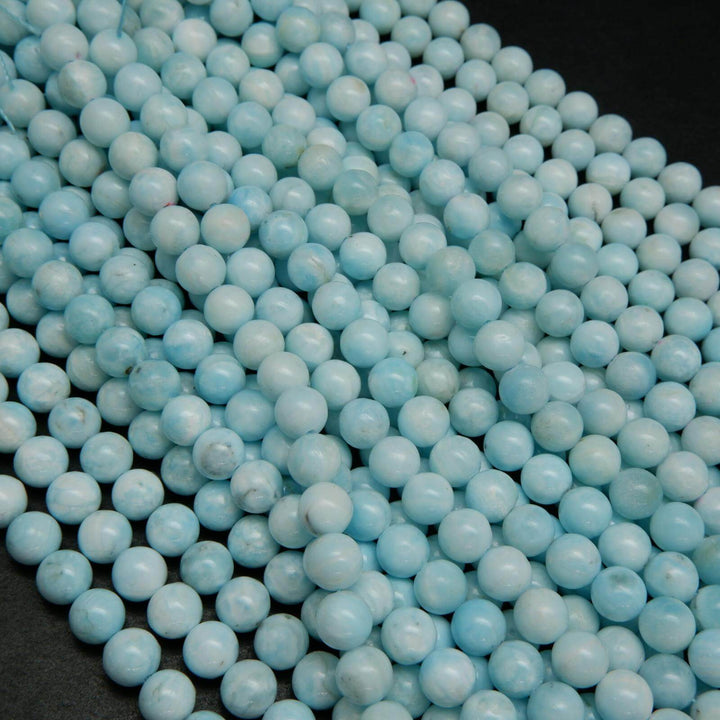 Hemimorphite · Smooth · Round · 5mm, 6mm, 8mm, 10mm, Bead, Tejas Beads