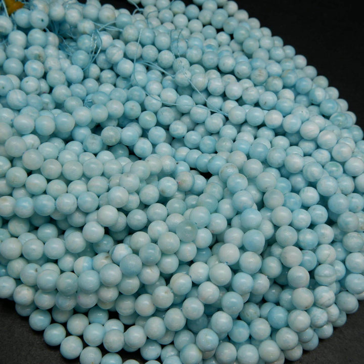 Hemimorphite · Smooth · Round · 5mm, 6mm, 8mm, 10mm, Bead, Tejas Beads