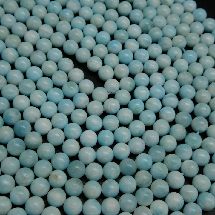 Hemimorphite · Smooth · Round · 5mm, 6mm, 8mm, 10mm, Bead, Tejas Beads