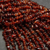 Hessonite Garnet Beads.
