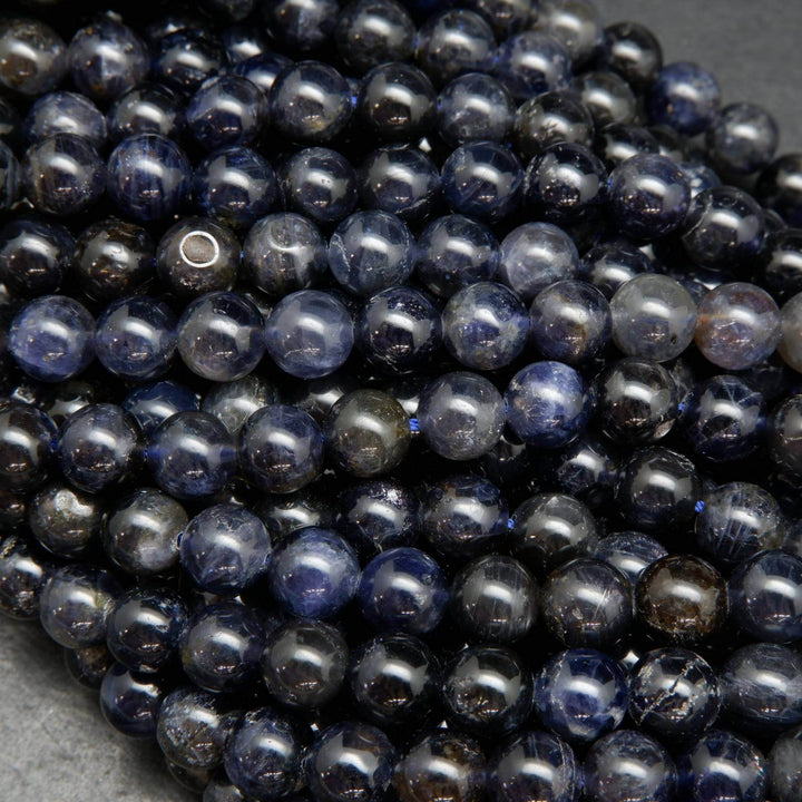 Iolite Beads.
