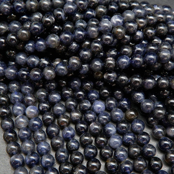 Iolite Beads.
