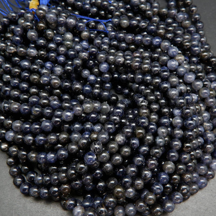 Iolite Beads.