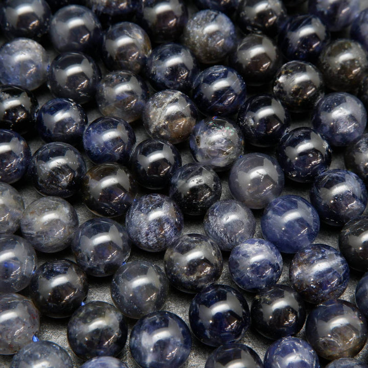 Iolite Beads.