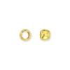Crimp Beads, Size #1, 1.3mm I.D., 2.0mm O.D., Gold Color, appx. 220 pcs., Finding, Tejas Beads