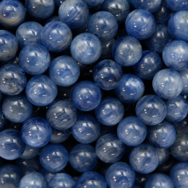 Natural 2x4mm Blue Ink Kyanite Rondelle Faceted Loose Beads – 15" Strand