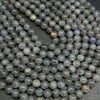 Grey labradorite stone beads.