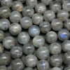 Grey labradorite stone beads.