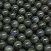 Dark grey labradorite beads.