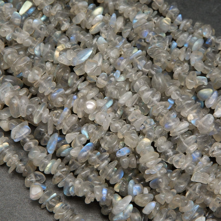 Labradorite Chip Beads.