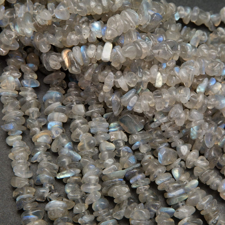 Labradorite Chip Beads.