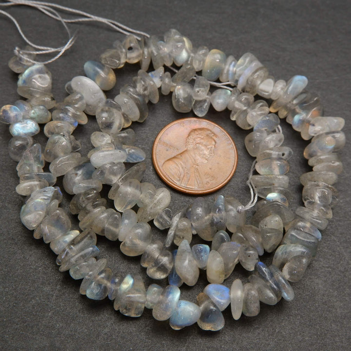 Labradorite Chip Beads.