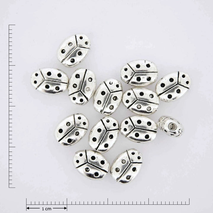 Lady bug Silver jewelry findings.