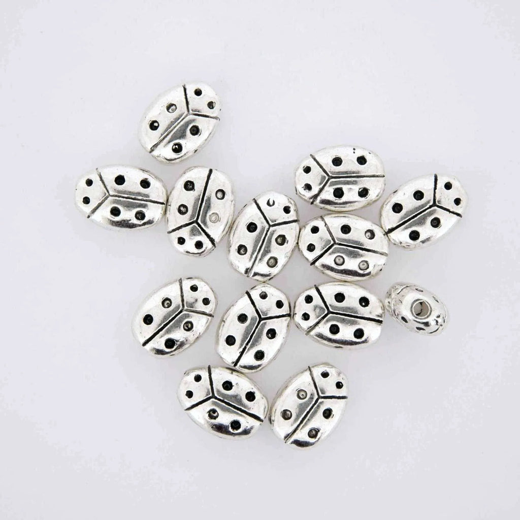 Lady bug Silver jewelry findings.