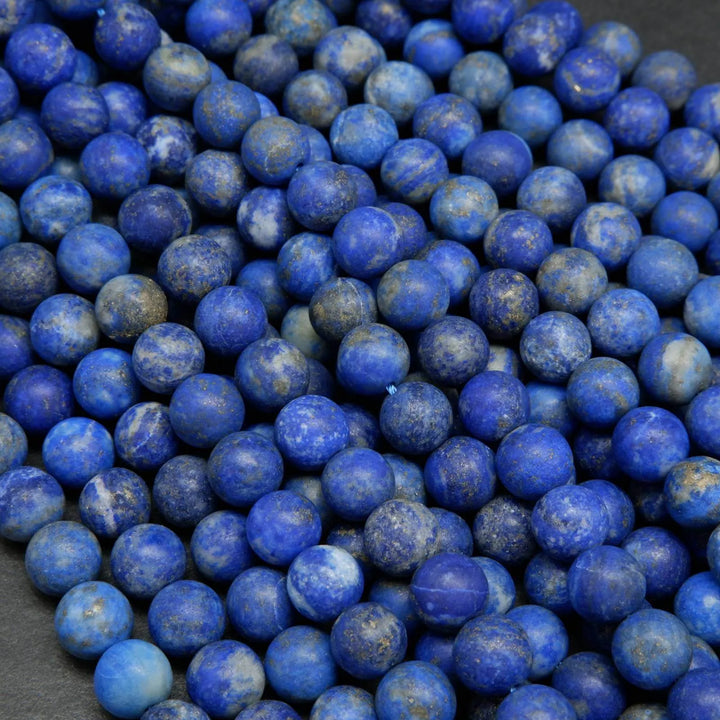 Lapis lazuli beads.