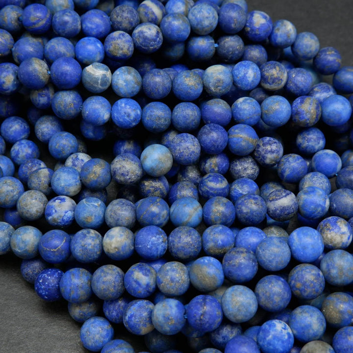 Lapis lazuli beads.