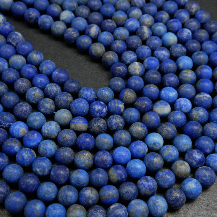 Lapis lazuli beads.