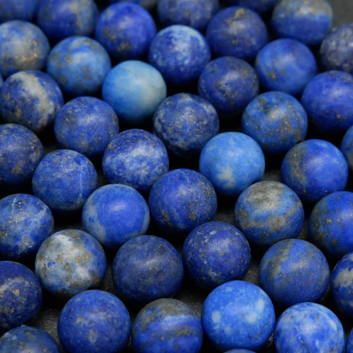 Lapis lazuli beads.