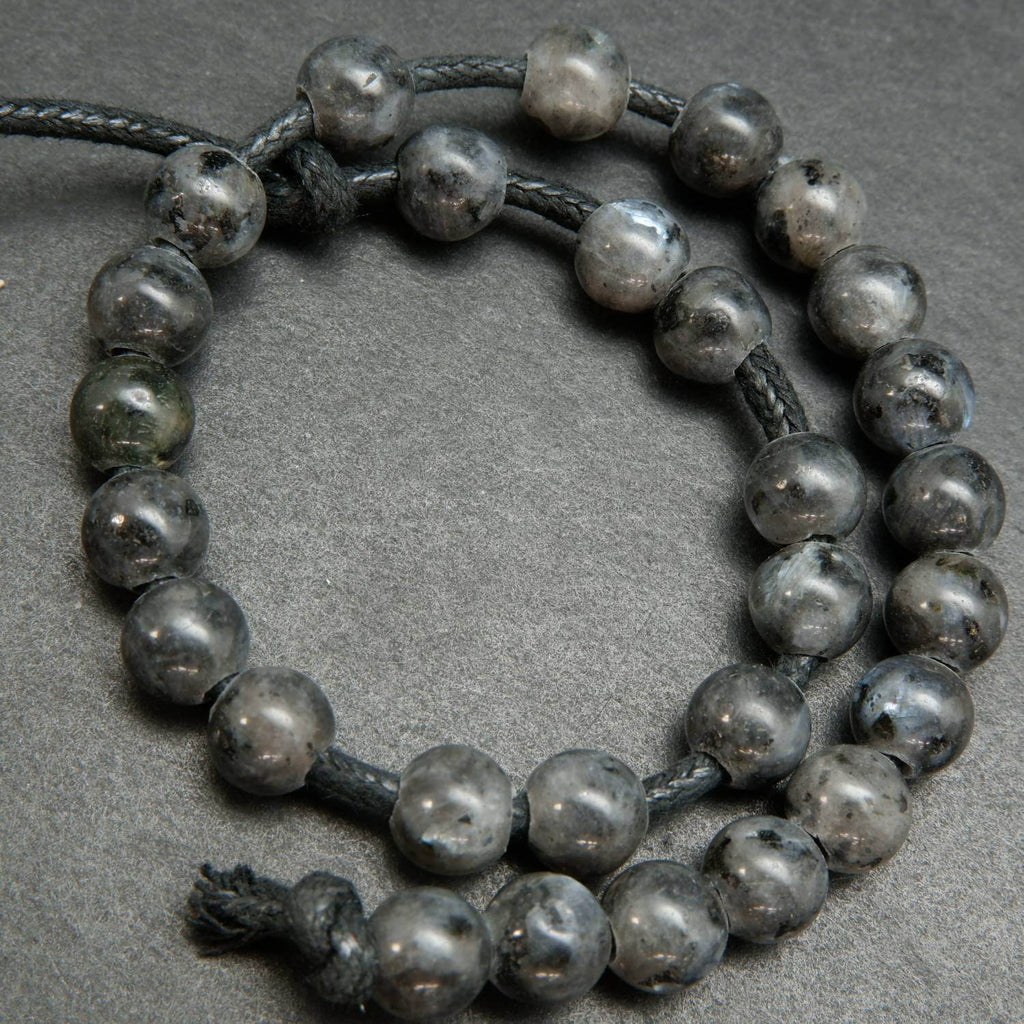  Black Labradorite Beads.