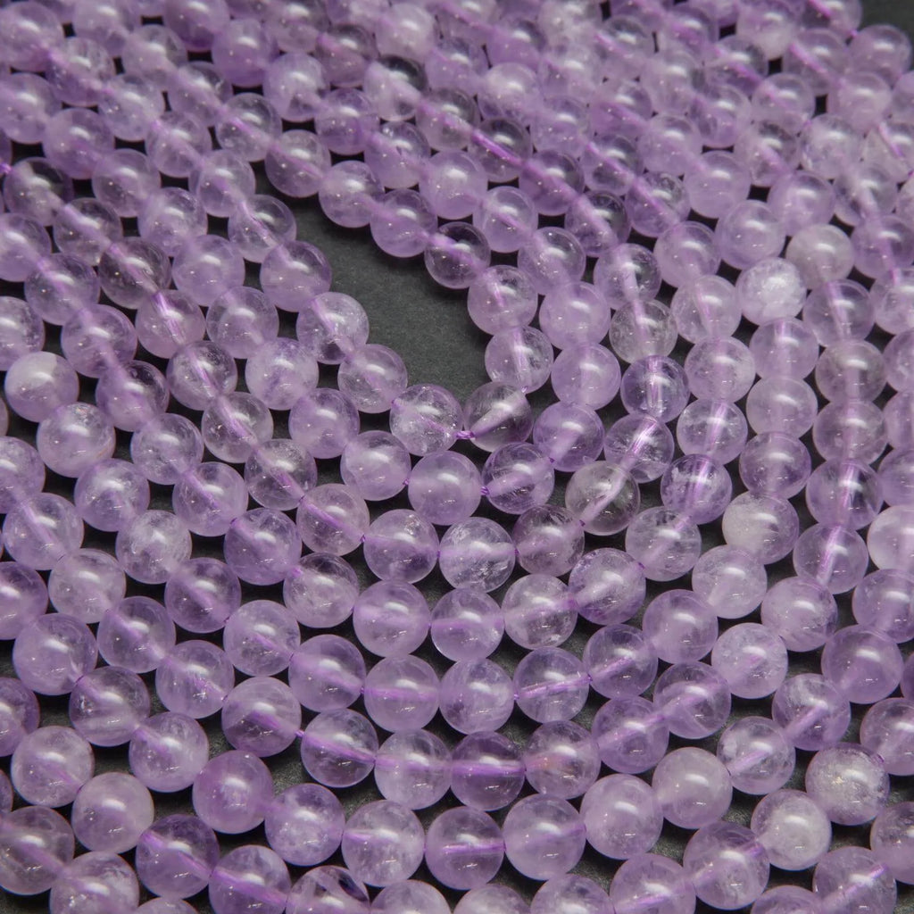 Lavender Amethyst Beads.