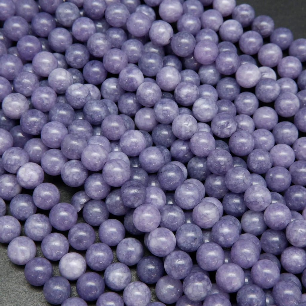 Lavender purple quartz beads.