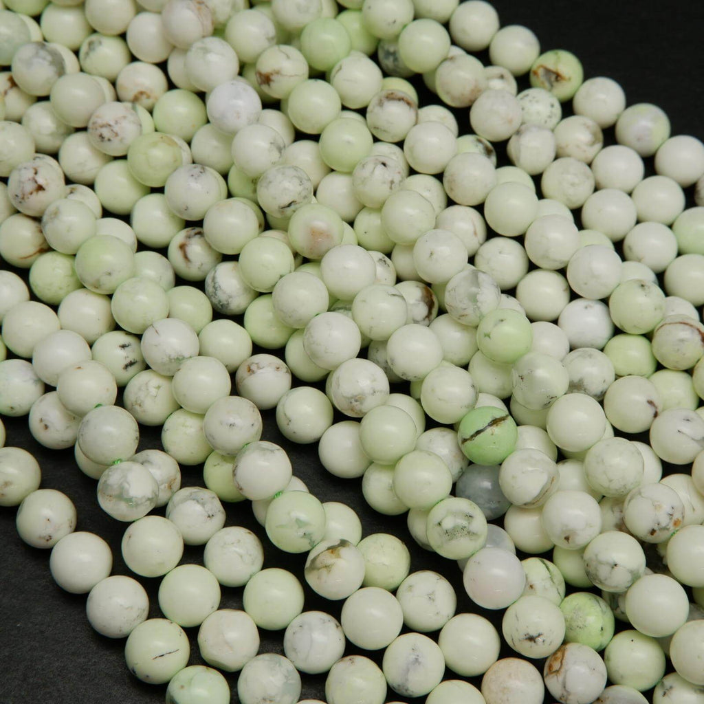 Lemon Chrysoprase Beads.