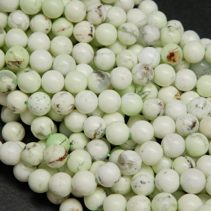 Lemon Chrysoprase Beads.