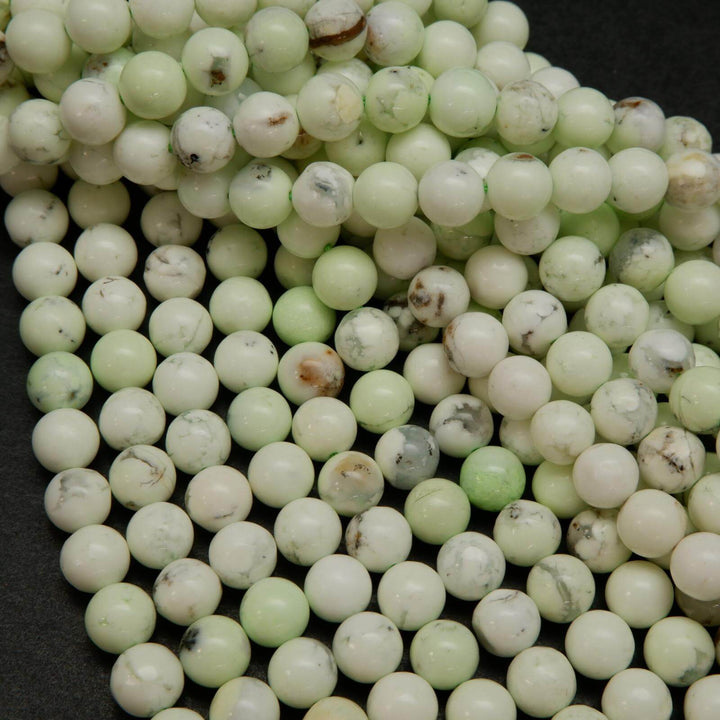 Lemon Chrysoprase Beads.