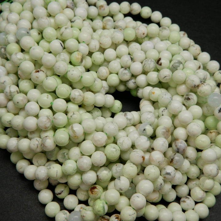Lemon Chrysoprase Beads.