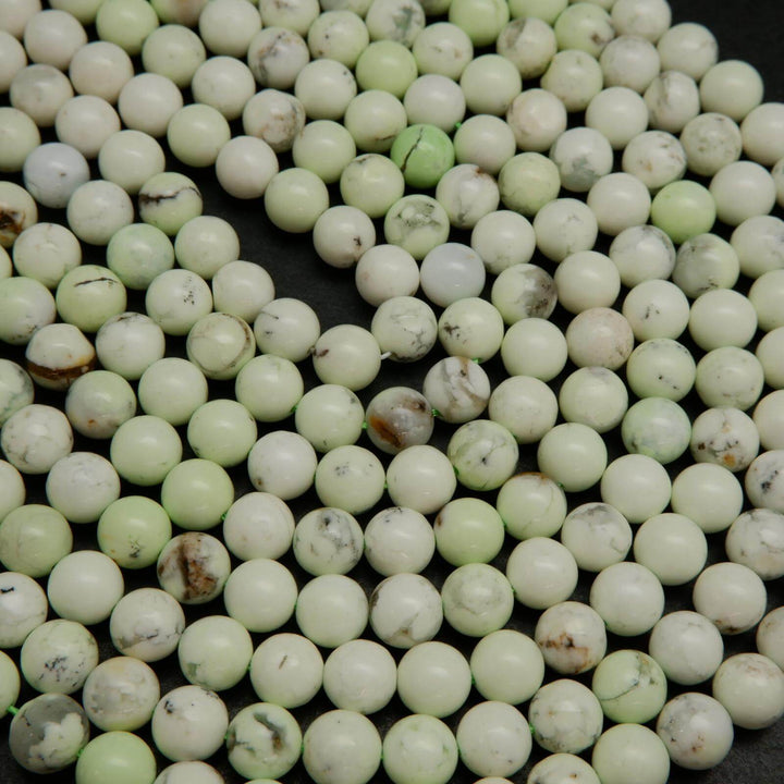 Lemon Chrysoprase Beads.