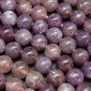 Purple Lepidolite Beads.